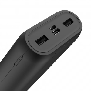 УМБ Power Bank XO PR122 Polymer Lamp Display 20000 mAh Чорний