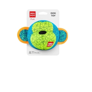 Іграшка для собак WAUDOG Fun Мавпа 16 х 10 см Блакитний (62032)