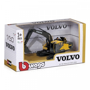 Автомодель серії Construction - ЕКСКАВАТОР VOLVO EC220E Bburago 18-32086