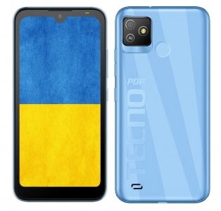 Смартфон Tecno Pop 5 Go (BD1) 1/16GB Dual Sim Diamond Blue (4895180771026)