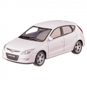 Машина металева HYUNDAI I30 WELLY 44012CW масштаб 1:43 Білий