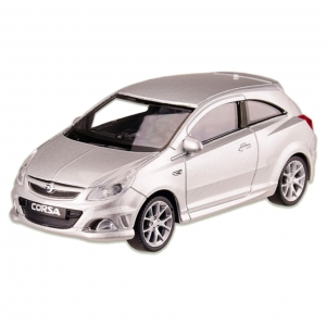 Машина металлическая OPEL CORSA WELLY 44014CW масштаб 1:43 Серебряный