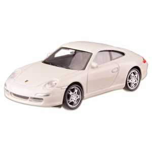 Машина металева PORSCHE 911 WELLY 44026CW масштаб 1:43 Білий