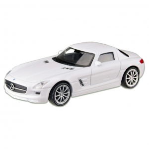 Машина металлическая MERCEDES-BENZ SLS AMG WELLY 44033CW масштаб 1:43 Белый