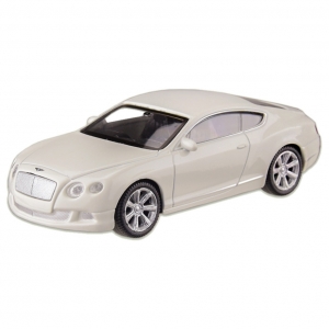 Машина металлическая BENTLEY CONTINENTAL GT WELLY 44036CW масштаб 1:43 Белый