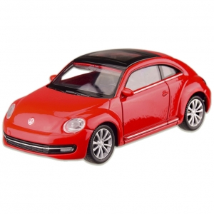 Машина металева VOLKSWAGEN '12 THE BEETLE WELLY 44038CW масштаб 1:43 Червоний