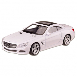 Машина металлическая MERCEDES-BENZ SL500 WELLY 44043CW масштаб 1:43 Белый