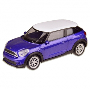 Машина металева MINI COOPER PACEMAN WELLY 44047CW масштаб 1:43 Фіолетовий