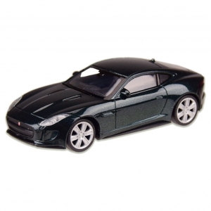Машина металева JAGUAR F-TYPE COUPE WELLY 44049CW масштаб 1:43 Зелений