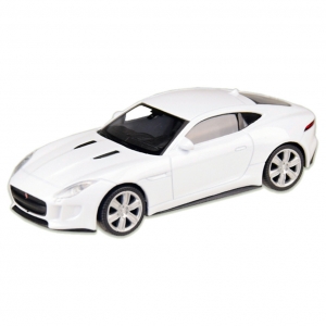 Машина металева JAGUAR F-TYPE COUPE WELLY 44049CW масштаб 1:43 Білий
