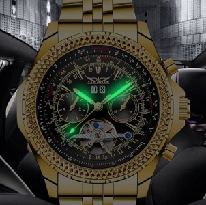 Чоловічий годинник Jaragar Exclusive Золото