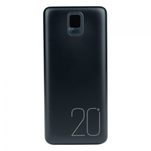 УМБ Power Bank XO PR185 with cable QC22.5W PD20W 4А Micro-usb Lightning Type-C 20000 mAh Чорний