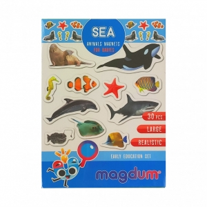 Дитячий набір магнітів Морські фото Magdum ML4031-28 EN