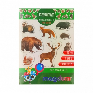 Дитячий набір магнітів Лісові мешканці фото Magdum ML4031-29 EN