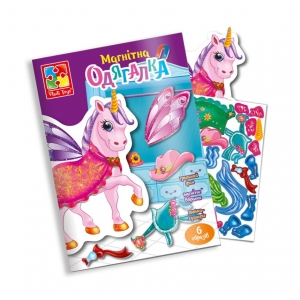 Магнитная одевашка «Единорог» Vladi Toys VT3204-27 укр