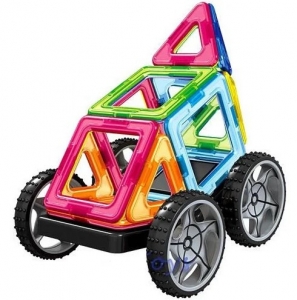 Конструктор магнітний LE TAI LT3001 транспорт 32 деталі