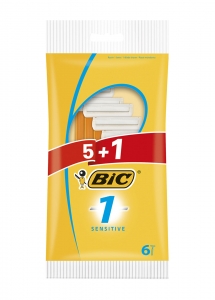 Набір бритв без змінних картриджів BIC sensitive 1 5 + 1 шт (3086126691831)