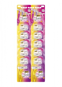 Набір бритв BIC Miss Soleil Colour Collection без змінних картриджів (10 шт) (3086123399464)