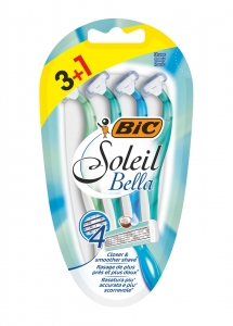 Набір бритв без змінних картриджів BIC Soleil Bella (3+1 шт) (3086123220546)