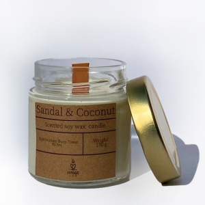 Свічка HYGGE Сандал та кокос 212 мл