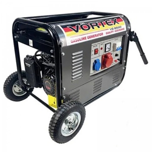 Генератор бензиновий Vortex VG 8500 4,4 кВА 3 фази електростартер ESTG