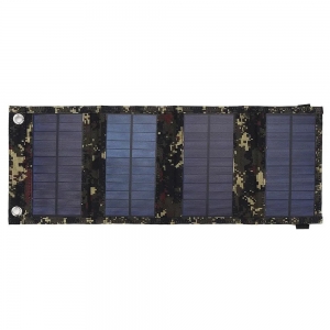 Сонячна панель Solar Power портативна зарядна станція складана з USB 5V - 10W камуфляж (SPH10)