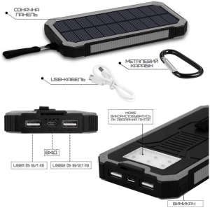 Повербанк Dejia на 30000 mAh + Потужний Ліхтар та LED Індикатор DEJI S30 (592)