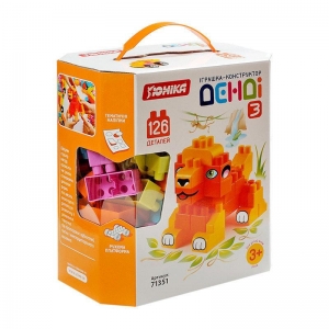 Конструктор Юніка „ДЕНДІ”- 3 коробки 126 дет. 71351