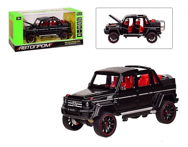 Машинка металлическая 7579 Mercedes-Benz 1:24 АВТОПРОМ Чёрный