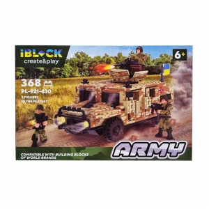 Дитячий конструктор Армія IBLOCK PL-921-430 3 фігурки Вид 4